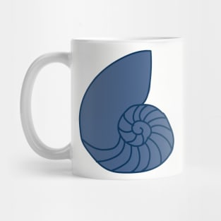 Blue Shell Mug